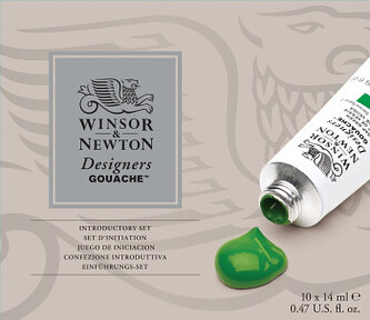 Sada kvašových barev W&N Intro set 10x14ml