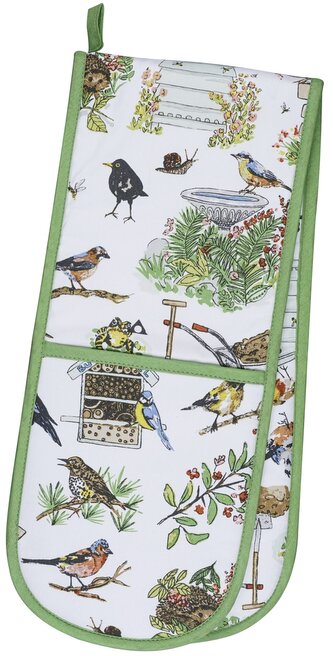 Kuchyňská dvojitá rukavice Garden Birds