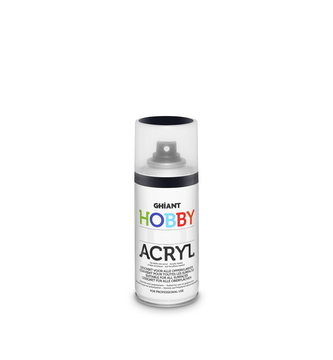 Ghiant - Hobby akrylová barva ve spreji - 150 ml - černá