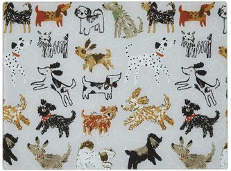 Skleněné krájecí prkénko Dog Days