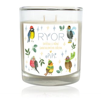 Epipí Svíčka s vůní santalového dřeva 210 g