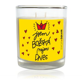 PuraVida svíčka s vůní šeříku BOŽSKÁ 210g