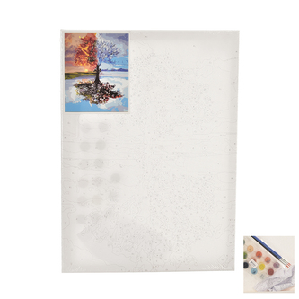 Kreativní sada malování s čísly strom 30x40 cm