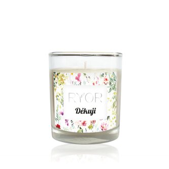 Svíčka malá - Děkuji 65g