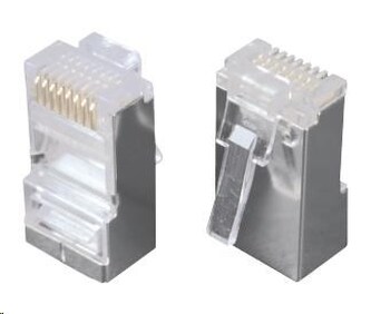 Solarix Konektor RJ45 CAT5E STP 8p8c stíněný neskládaný na licnu / 100 ks KRJ45/5SH Solarix Konektor RJ45 CAT5E STP 8p8c stíněný neskládaný na licnu / 100 ks KRJ45/5SH