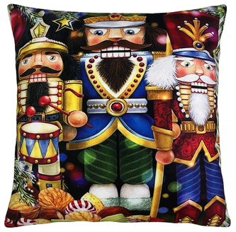 Vánoční polštář LOUSKÁČEK VI. 40x40 cm Mybesthome