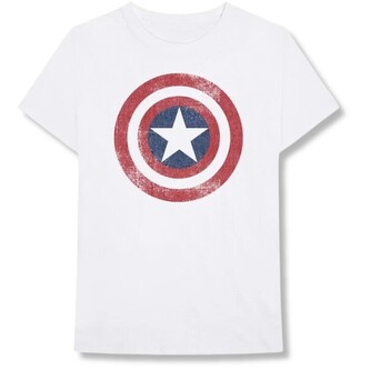 Tričko Captain America - Distress Shield, XXL