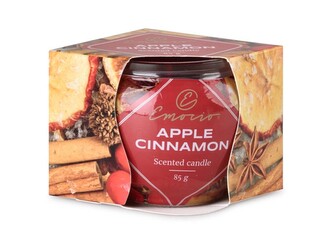 Emocio Sklo Dekor 70x62 mm Apple Cinnamon, vonná svíčka