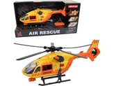 Helikoptéra záchranná, na baterie, světlo a zvuk, funkční naviják a rotor, 35 cm