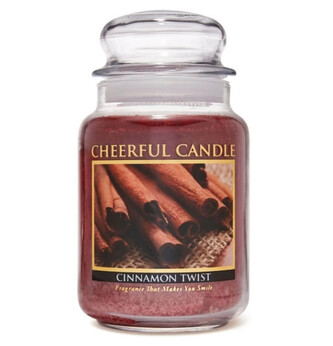 Cheerful Candle CINNAMON TWIST (Skořice) 680g