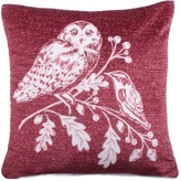 Polštář Woodland Owls Red 43x43