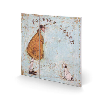 Dřevěný obraz Sam Toft - Forever Loved, 30 × 30 cm