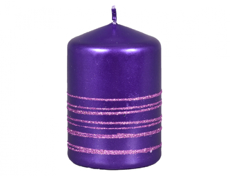 Svíčka ANDROMEDA VÁLEC vánoční d6x9cm