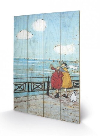 Dřevěný obraz Sam Toft - Her Favourite Cloud, 20 × 29.5 cm