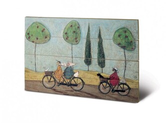 Dřevěný obraz Sam Toft - A Nice Day For It, 59 × 40 cm