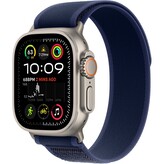 Apple Watch 49/46/45/44mm modrý trailový tah s přírodním titanem M/L