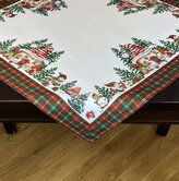 Vánoční ubrus na stůl XMAS HOUSE 85x85 cm Mybesthome