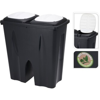Odpadkový koš dvojitý 2x 25 l KO-Y54500280