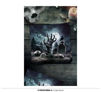 Papírové ubrousky hřbitov 16 x 16 cm, 20 ks