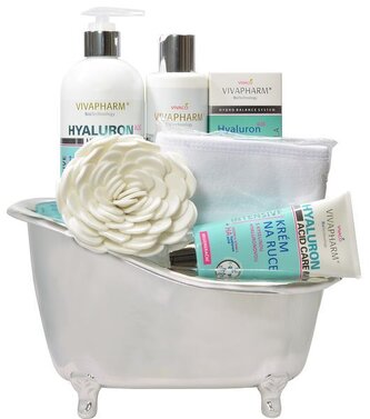Vivaco Dárkové balení Hyaluron v dekorativní vaničce