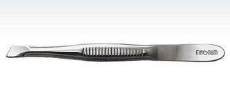 064 MAGNUM pinzeta šikmá 9.0 cm - niklová úprava