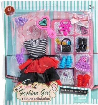 Ubranka dla lalki mix Ubranka dla lalki mix