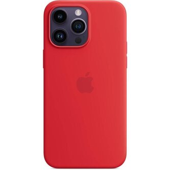 MPTR3ZM/A Apple Silikonový Kryt vč. Magsafe pro iPhone 14 Pro Max Red (Pošk. Balení)