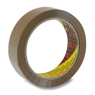 Samolepicí páska 3M Scotch 371 25 mm × 66 m, transparentní nebo hnědá hnědá