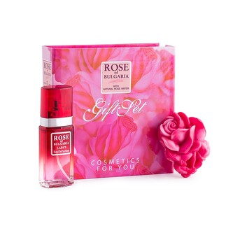 Dárková kosmetická sada pro ženy Rose of Bulgaria - Eau de Parfem, mýdlo