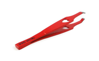 067 MAGNUM pinzeta barevná srdce 8 cm