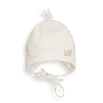 Čepice pro miminko Mimi Zája Light cream jednobarevná; Barva: smetanová; Velikost: 38