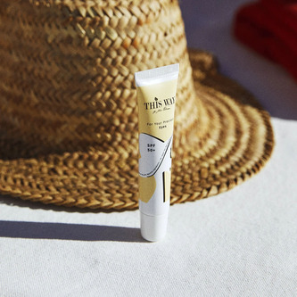 This Way Rozjasňující opalovací krém na oči SPF50+