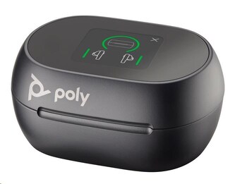 Poly Voyager Free 60+ MS Teams bluetooth headset, BT700 USB-A adaptér, dotykové nabíjecí pouzdro, černá