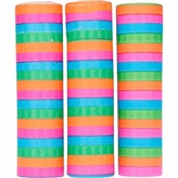 Papírové serpentiny - neonové - 3 ks