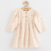 Kojenecké bavlněné šaty New Baby Husičky - velikost 80 (9-12m)