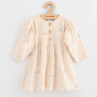 Kojenecké bavlněné šaty New Baby Husičky - velikost 80 (9-12m)