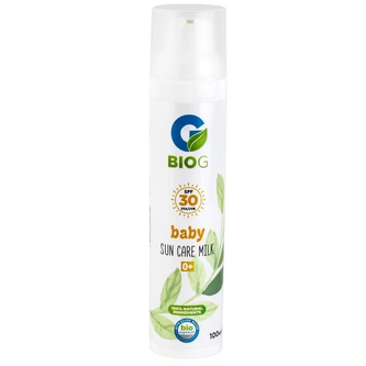 BIO G Přírodní bio mléko na opalování pro celou rodinu SPF 30 - 100 ml