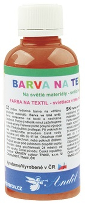 Barva na textil 50g - 21. MĚDĚNÁ