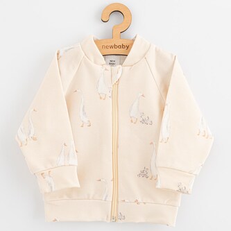 Kojenecká tepláková mikina New Baby Husičky - velikost 62 (3-6m)