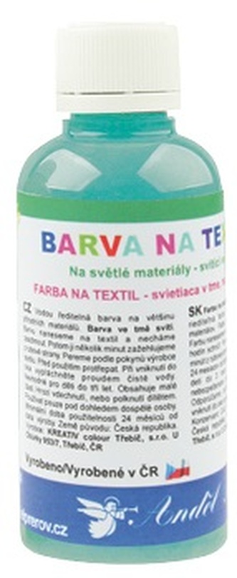 Barva na textil 50g - 18. TYRKYSOVÁ