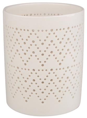 Svícen porcelánový se vzorem 10,5 x 13,5 cm