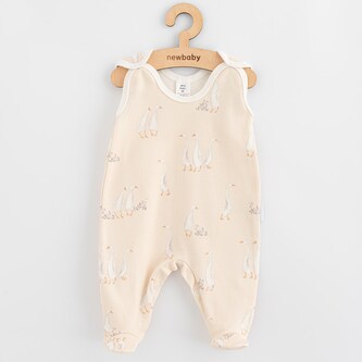 Kojenecké bavlněné dupačky New Baby Husičky - velikost 56 (0-3m)