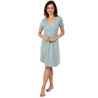 Moniel košilka/šaty kojící Pastel mintová XL