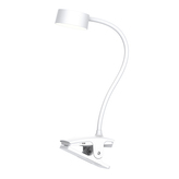 Solight LED stolní nabíjecí lampička, 2W, 210lm, 3CCT, bílá, clip
