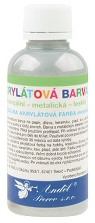 Akrylová barva lesklá 50g - 16. ŠEDÁ
