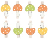 Hříbky dřevěné na kolíčku 3,5 cm, 8 ks