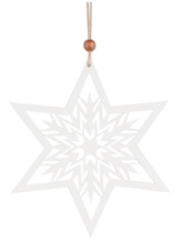 Dřevěná hvězda na zavěšení 15 cm