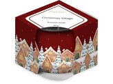 Emocio Sklo Dekor 70x62 mm Christmas Village (Enchanted Sparkle), vonná svíčka
