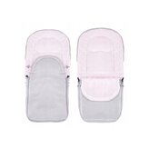 Zimní fusak 4v1 SPRINGOS IGLU světle šedý/růžový