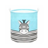 Úložný koš 80l, zebra SPRINGOS HA0109